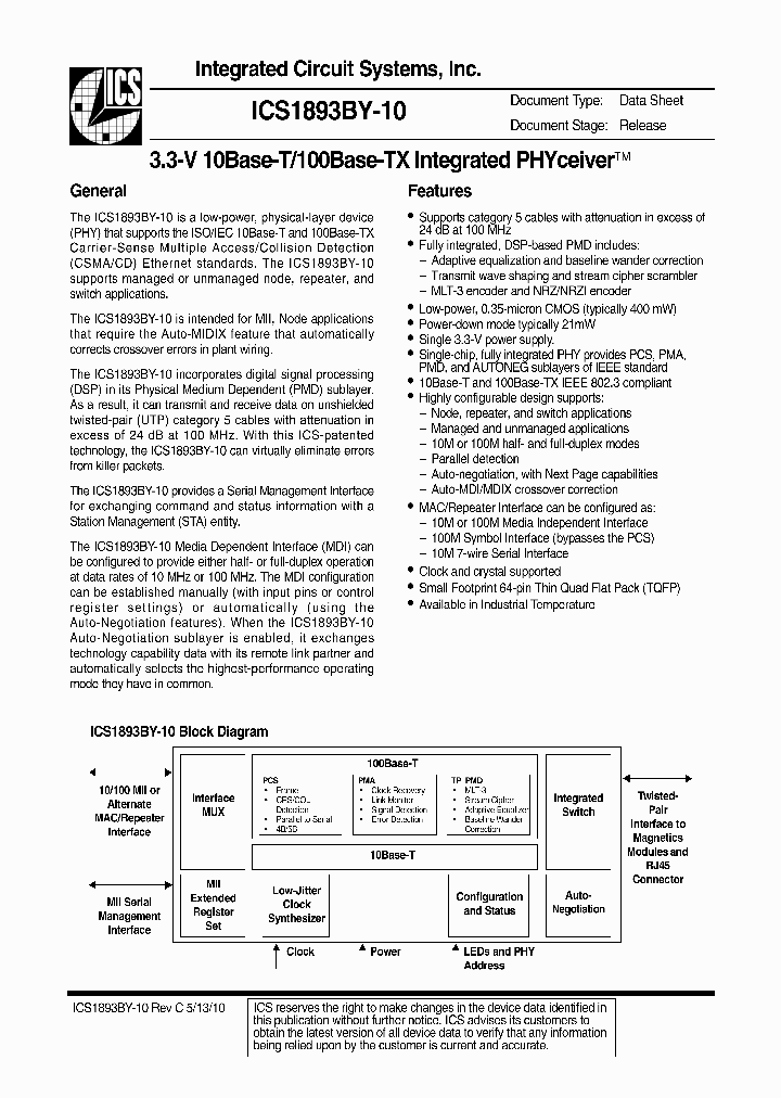 1893BYI-10LF_3752969.PDF Datasheet