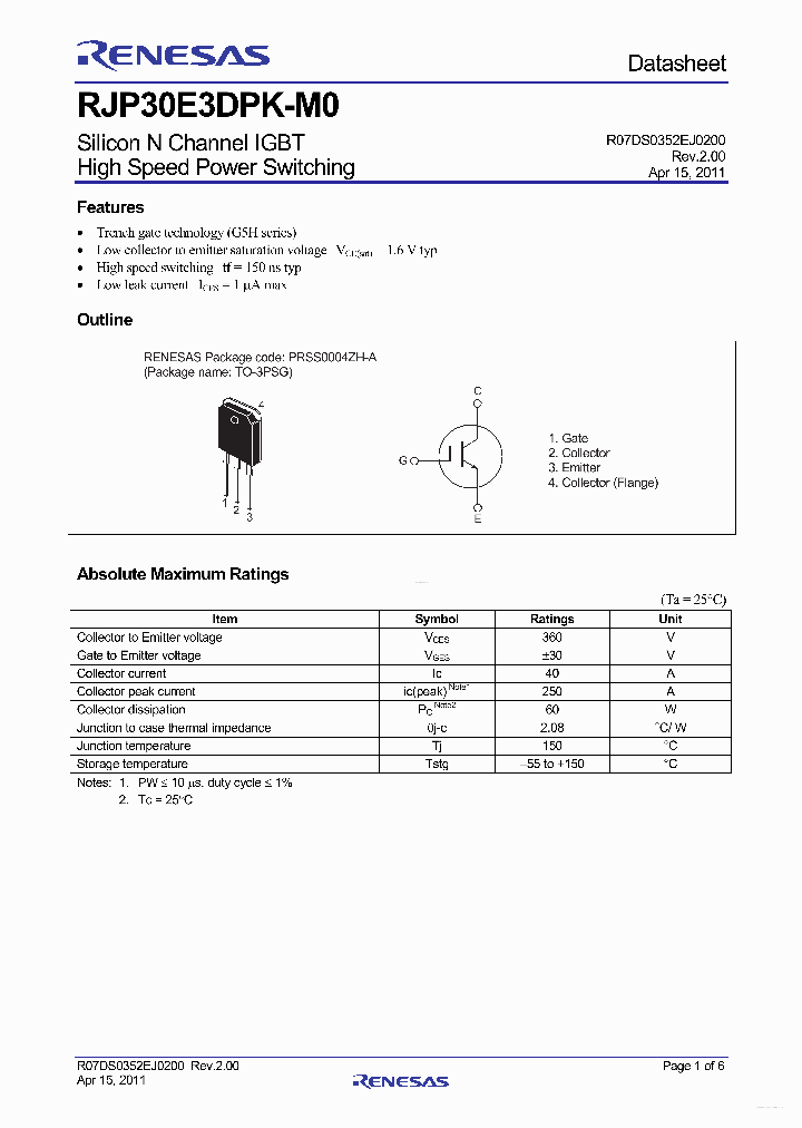 RJP30E3DPK-M0_3834473.PDF Datasheet