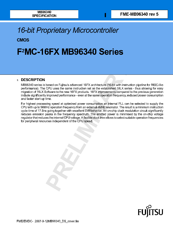 MB96F346ASAXXXPMC-GSE2_3748789.PDF Datasheet