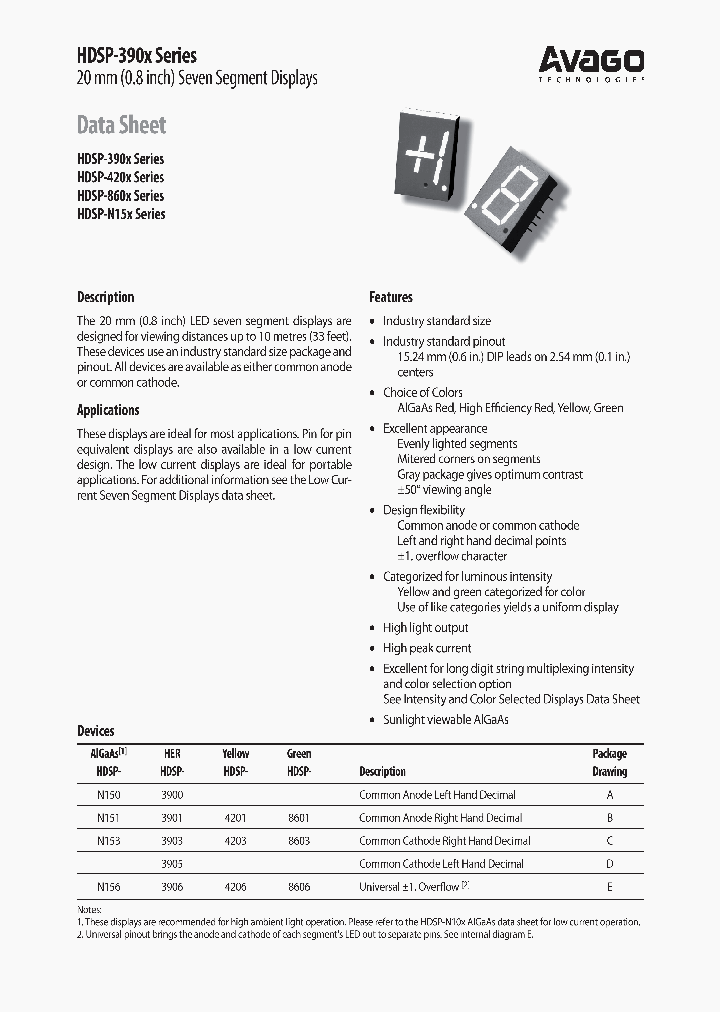 HDSP-4206-C0Z00_3761694.PDF Datasheet