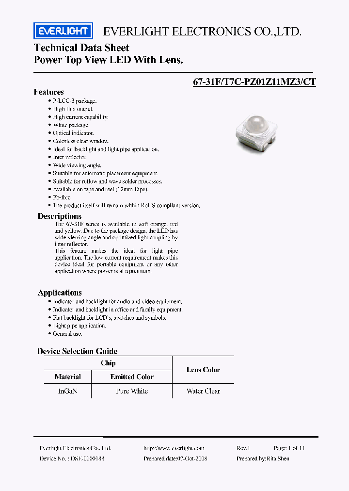 67-31FT7C-PZ01Z11MZ3CT_3763876.PDF Datasheet