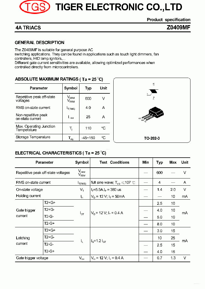 Z0409MF_3896222.PDF Datasheet