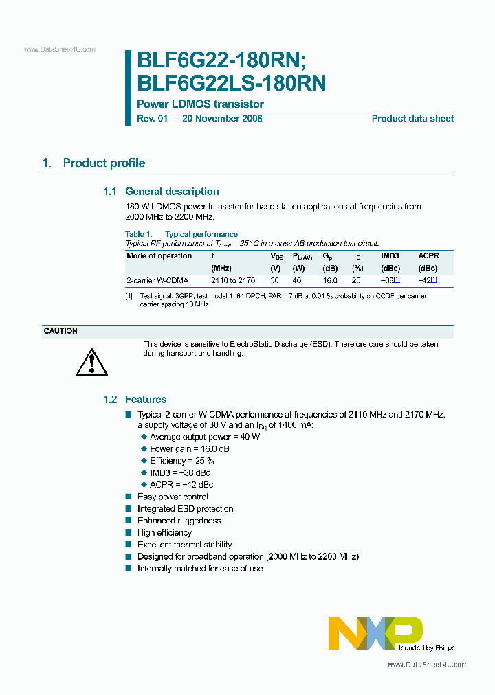 BLF6G22LS-180RN_3911959.PDF Datasheet