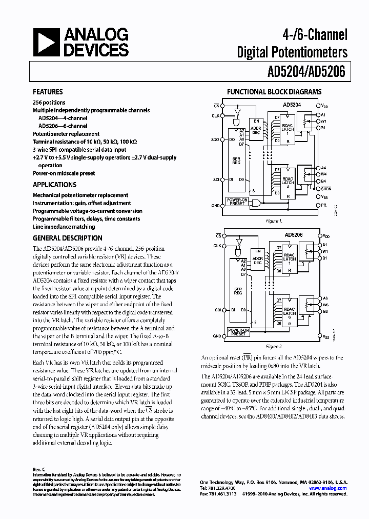 AD5204BRUZ10-REEL7_3768606.PDF Datasheet