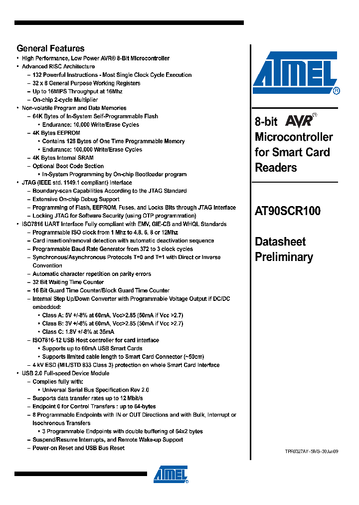 AT90SCR100LHS-Z1R_3765798.PDF Datasheet