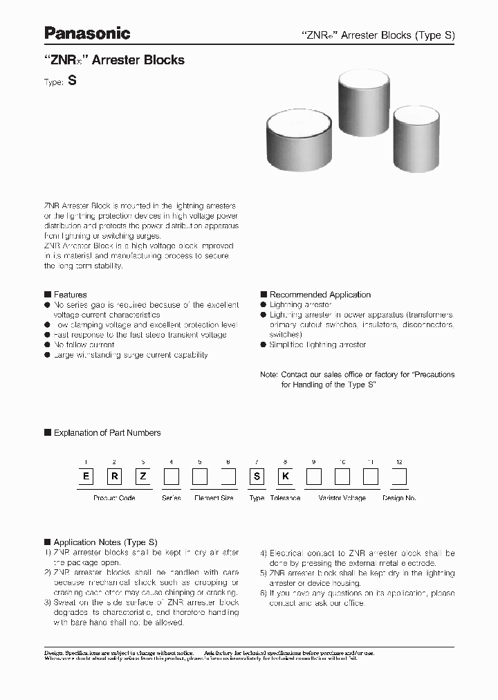 ERZB40SK602_3775443.PDF Datasheet