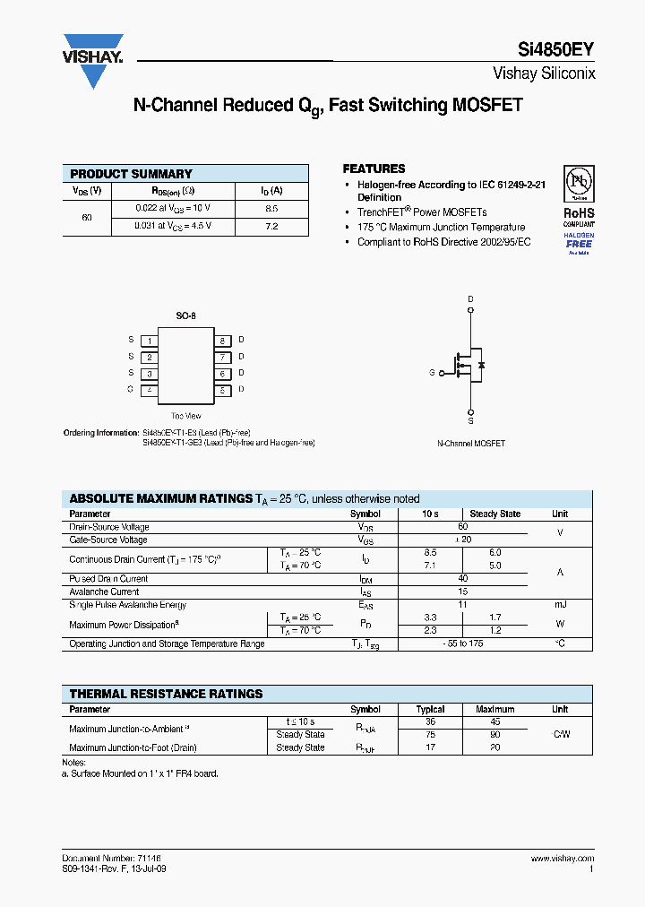 SI4850EY-T1-GE3_3966794.PDF Datasheet