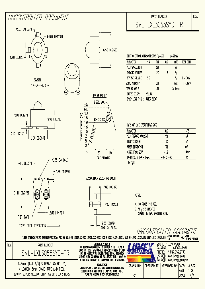 SML-LXL3055SYC-TR_3774060.PDF Datasheet