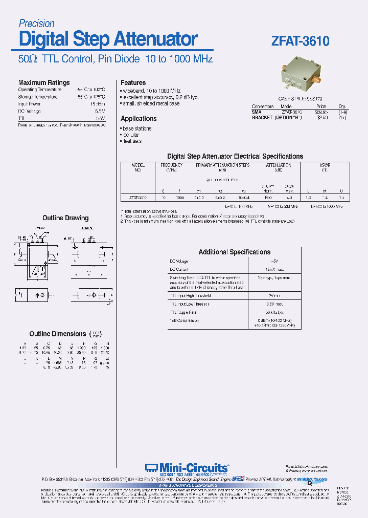 ZFAT-3610B_3778204.PDF Datasheet