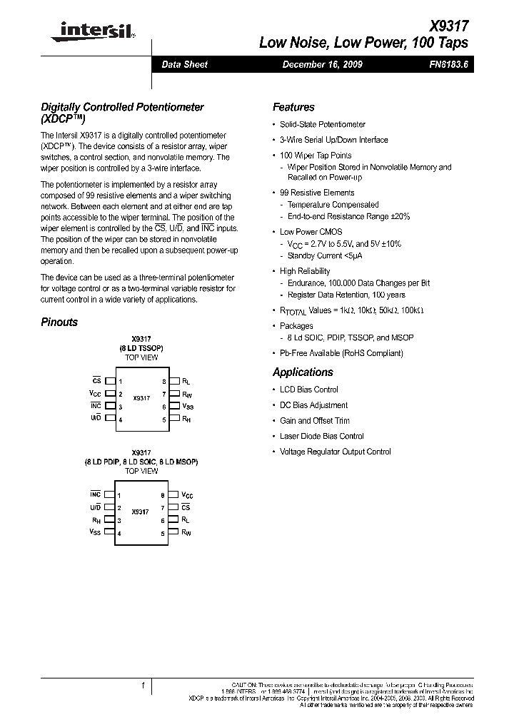 X9317ZS8-27T1_3781662.PDF Datasheet