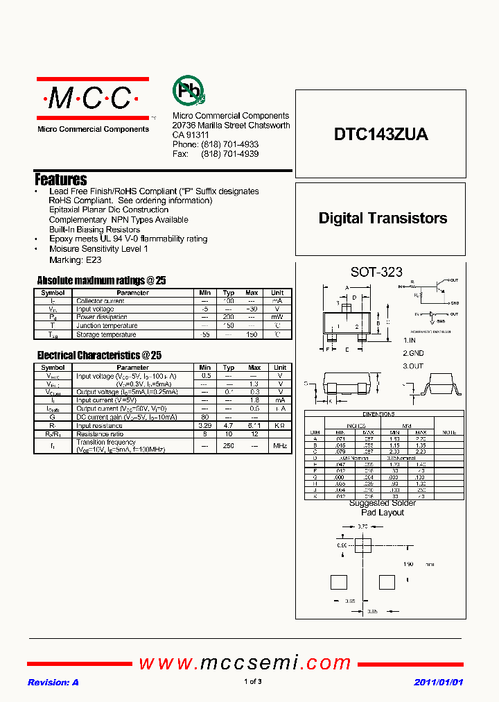 DTC143ZUA-TP_3782918.PDF Datasheet