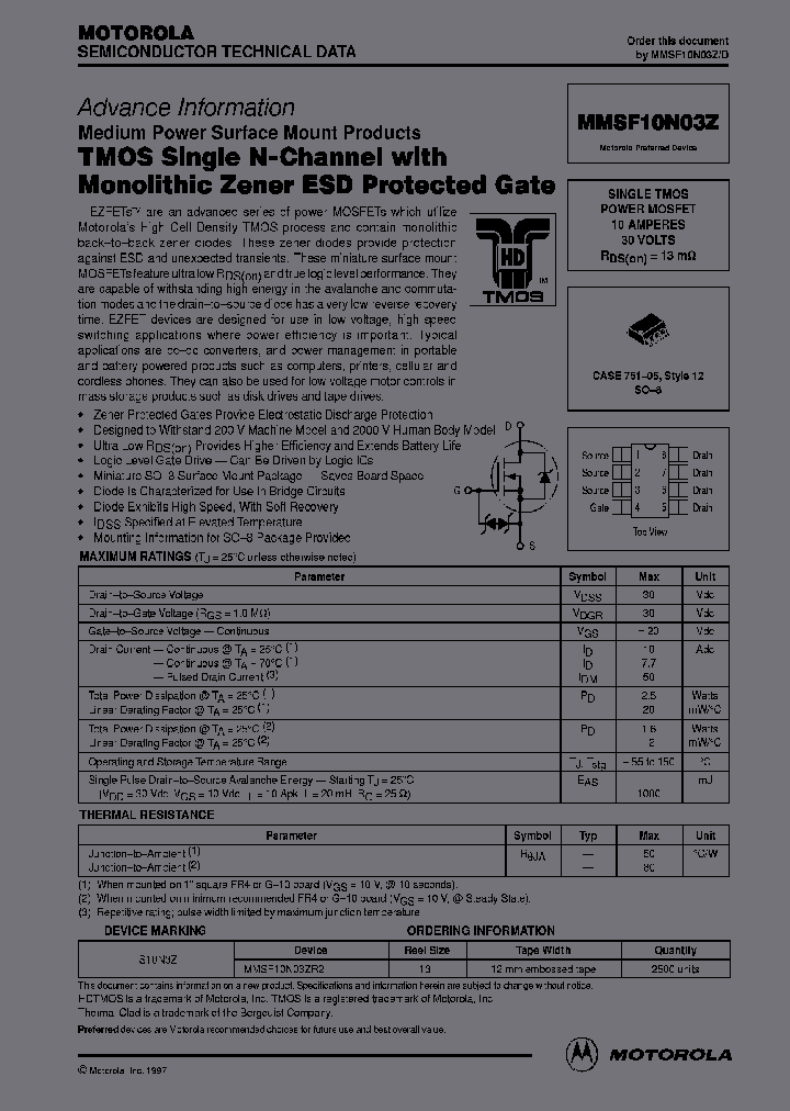 MMSF10N03ZR2_3781422.PDF Datasheet