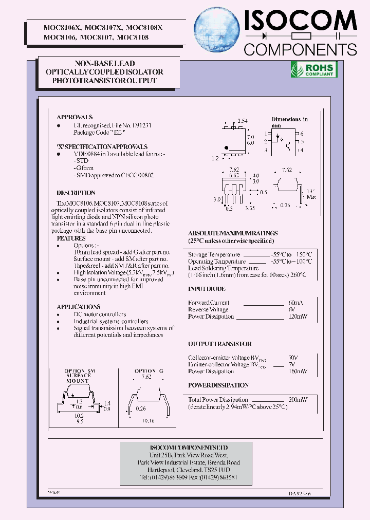 MOC8108SM_3795995.PDF Datasheet