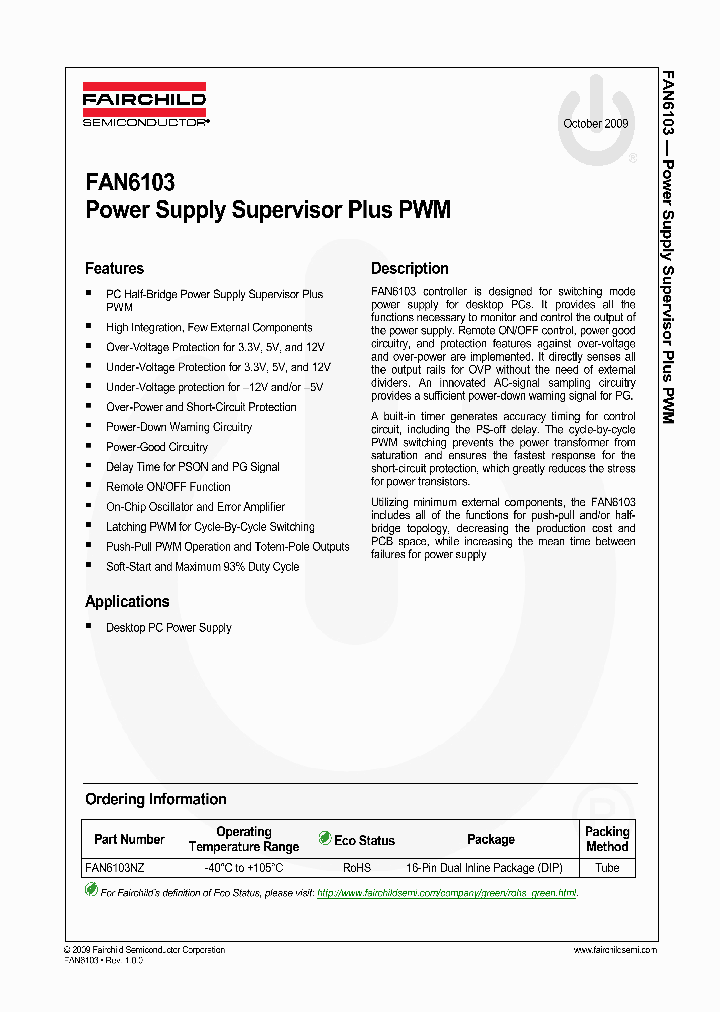 FAN6103NZ_3794390.PDF Datasheet