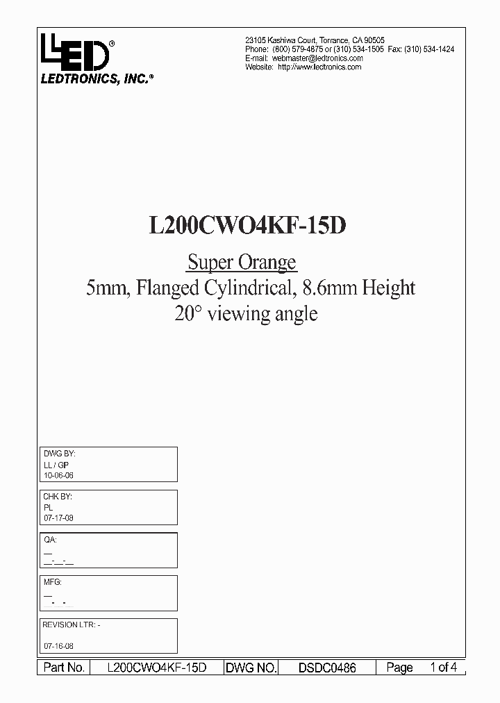 L200CWO4KF-15D_3806744.PDF Datasheet