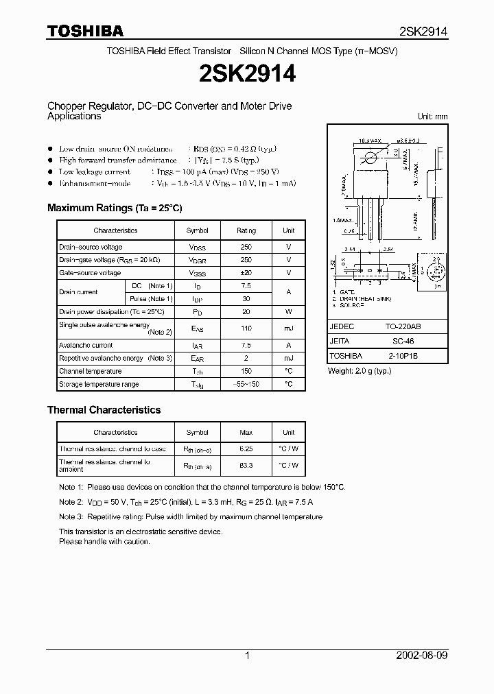 2SK2914_4046946.PDF Datasheet