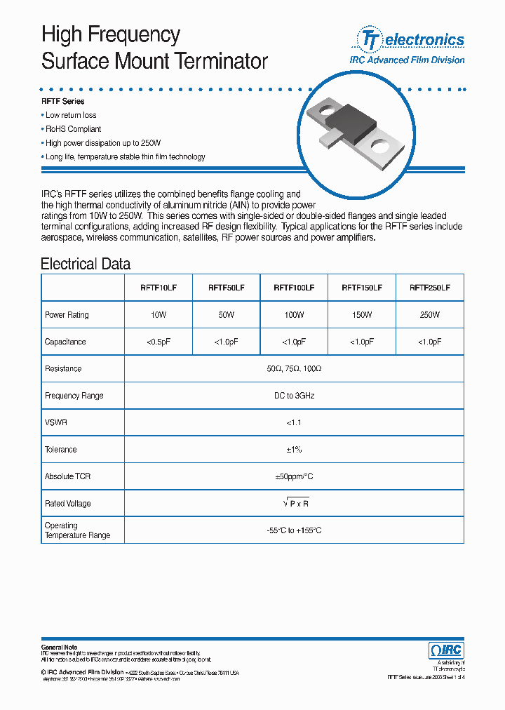 HFR-RFTF50LF-C50OHMF_3810790.PDF Datasheet