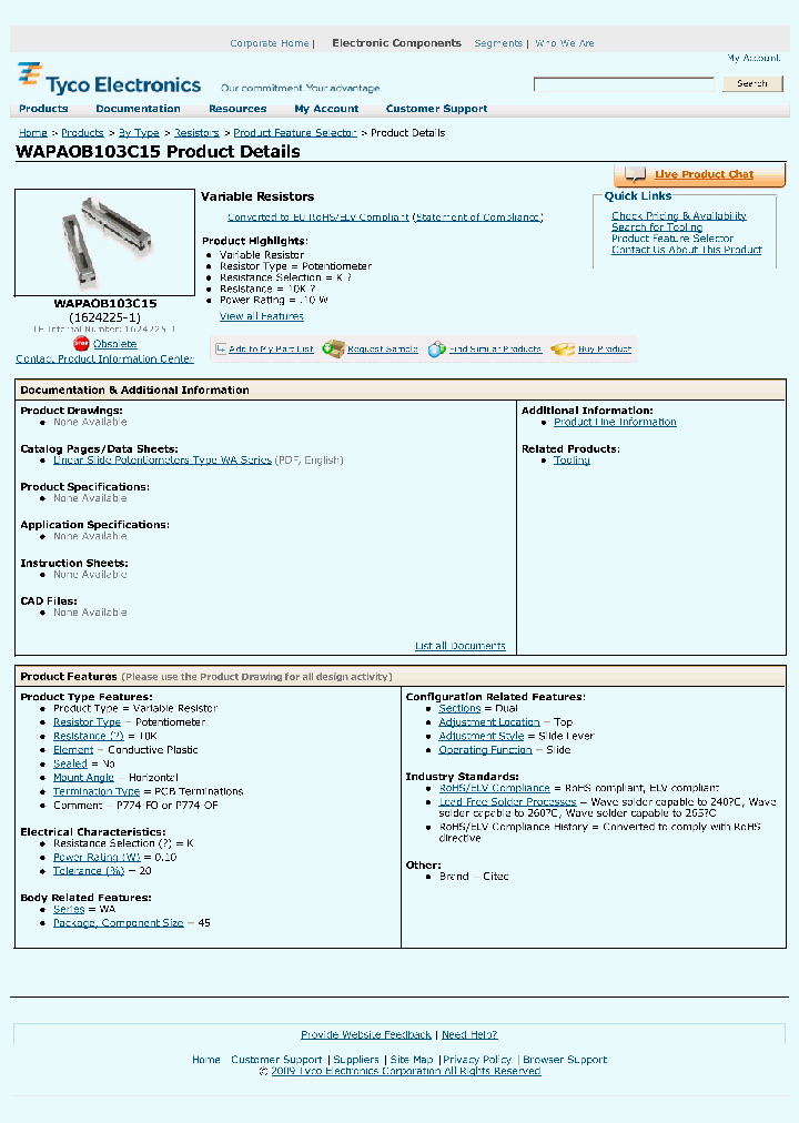 WAPAOB103C15_3808555.PDF Datasheet