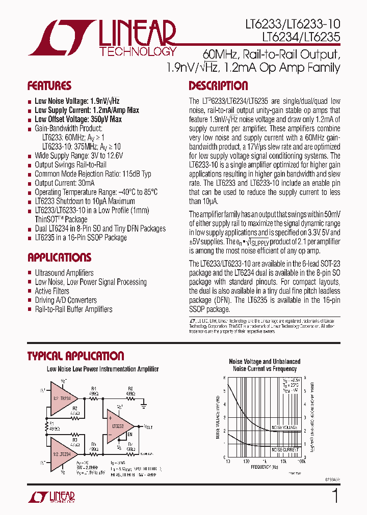 LT6234CDDTRPBF_3822137.PDF Datasheet