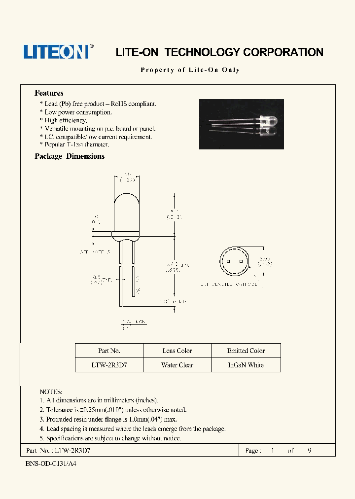 LTW-2R3D7_4050047.PDF Datasheet