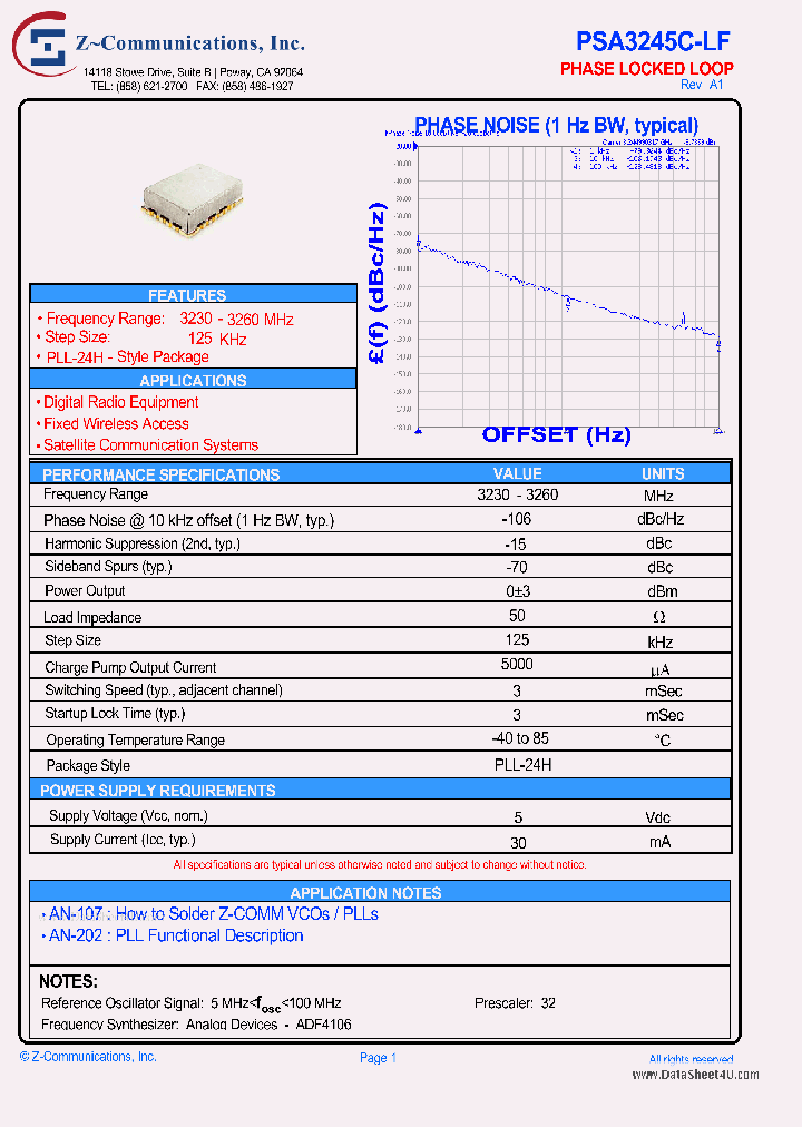 PSA3245C-LF_4078227.PDF Datasheet