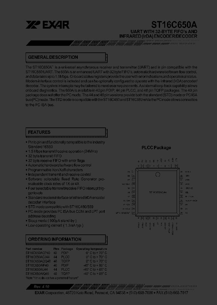 ST16C650CQ48_3834096.PDF Datasheet