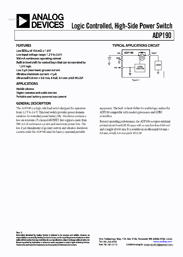 ADP190_4084013.PDF Datasheet