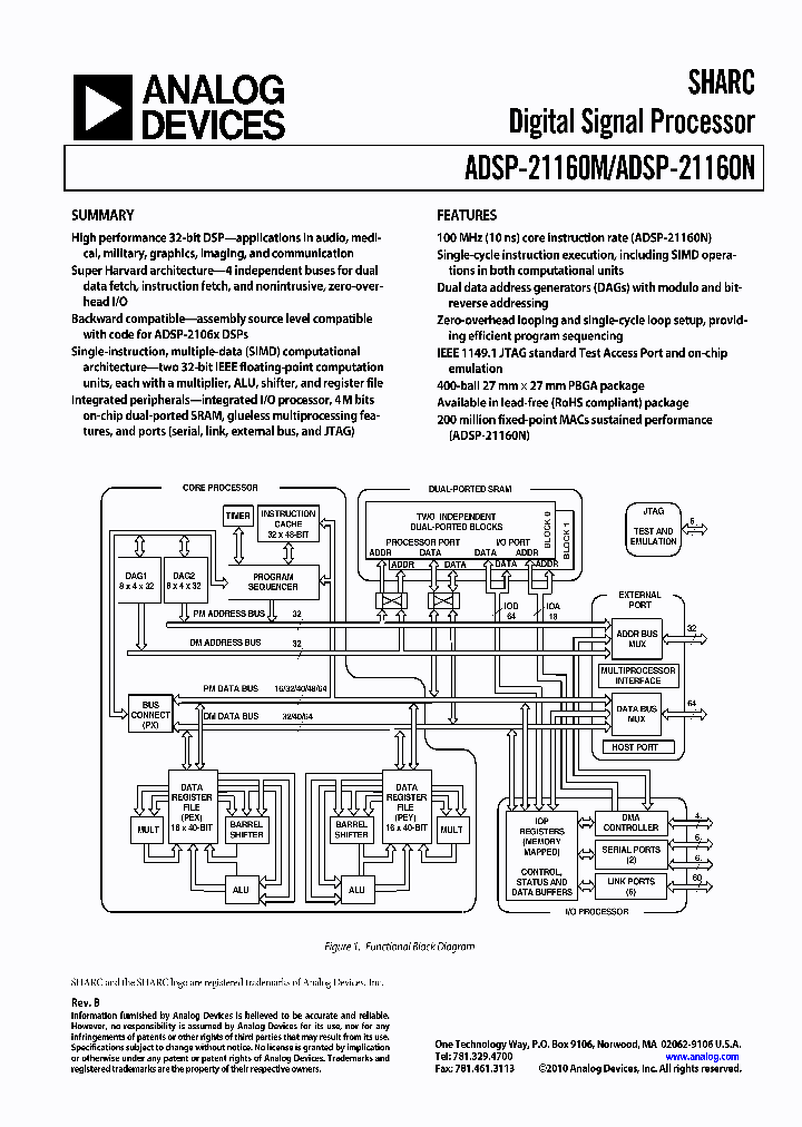 ADSP-21160MKBZ-80_3834259.PDF Datasheet