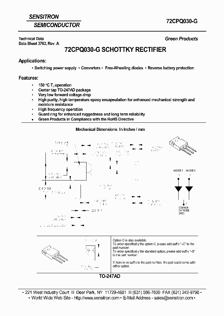 72CPQ030-SG_3836009.PDF Datasheet