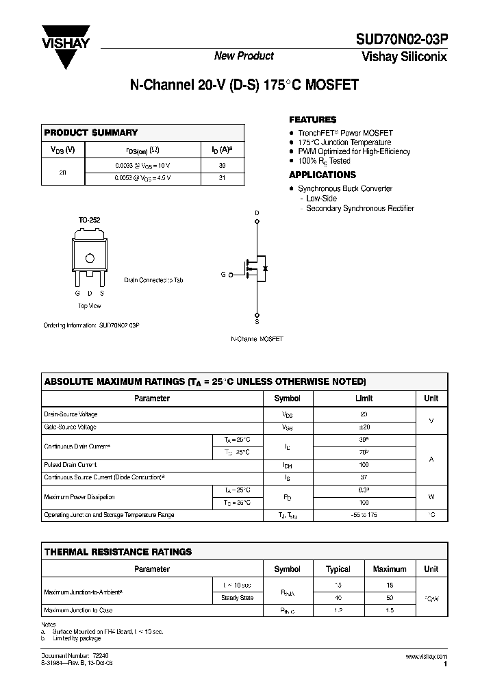 SUD70N02-03P-T4-E3_3836942.PDF Datasheet