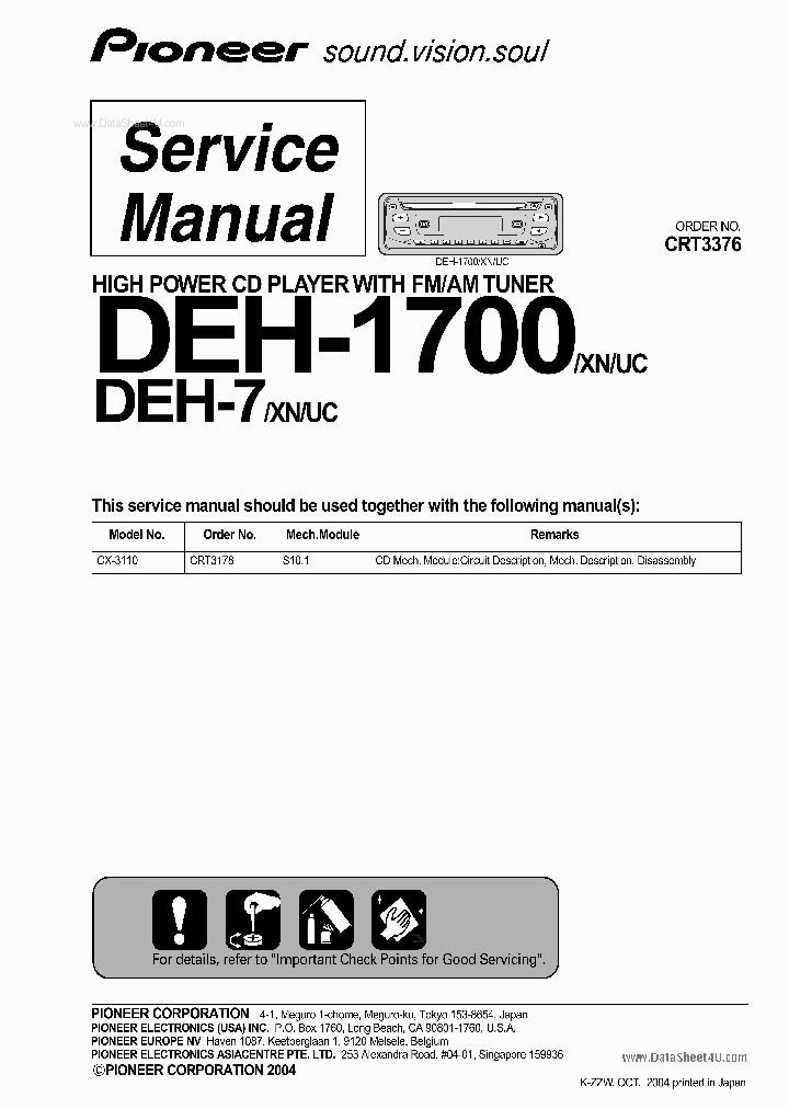 DEH-1700_4086804.PDF Datasheet