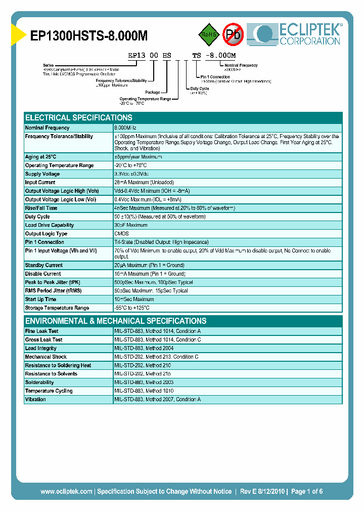 EP1300HSTS-8000M_3842063.PDF Datasheet