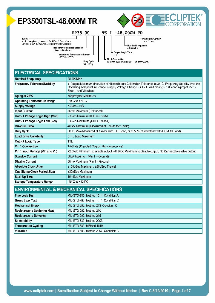 EP3500TSL-48000MTR_3847898.PDF Datasheet