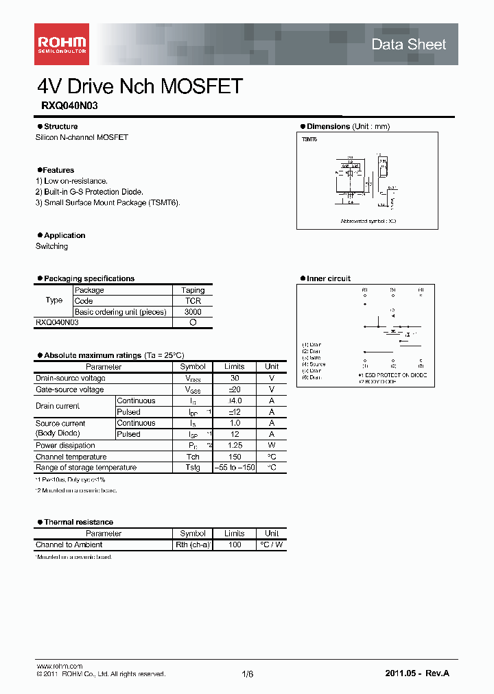 RXQ040N03_4098013.PDF Datasheet