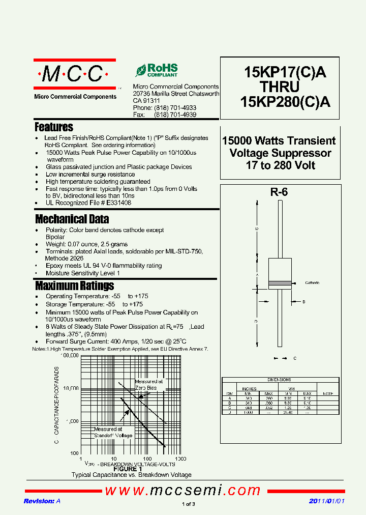 15KP60-TP_3856084.PDF Datasheet