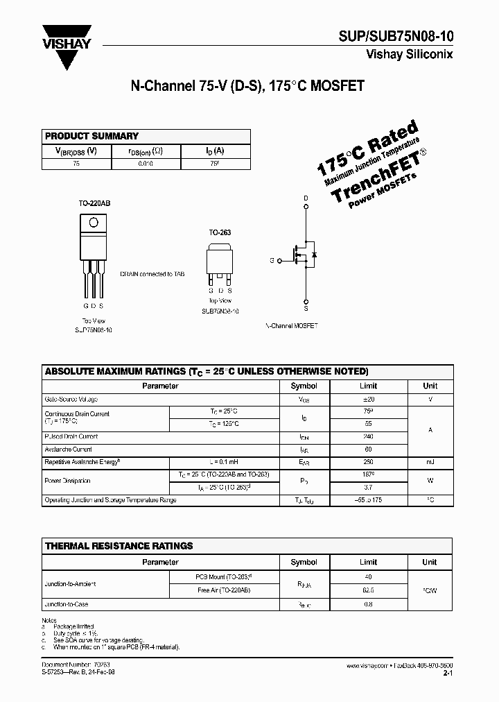 SUP75N08-10_3858422.PDF Datasheet