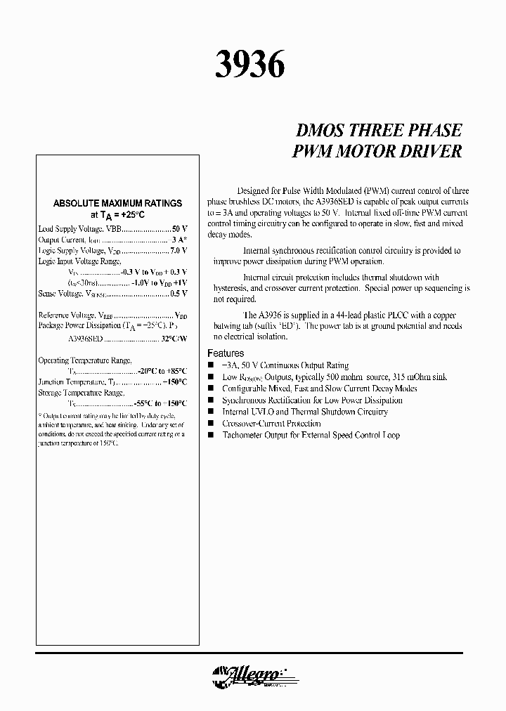 A3936_4105261.PDF Datasheet