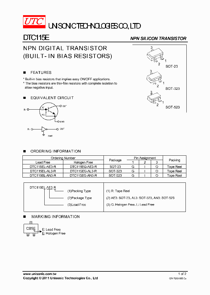 DTC115EG-AE3-R_4107777.PDF Datasheet