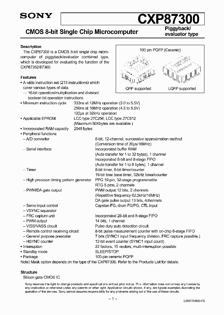 CXP87300-U05R_3861613.PDF Datasheet