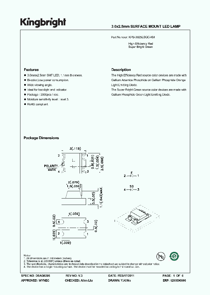 KPB-3025ESGC-KM_3865028.PDF Datasheet