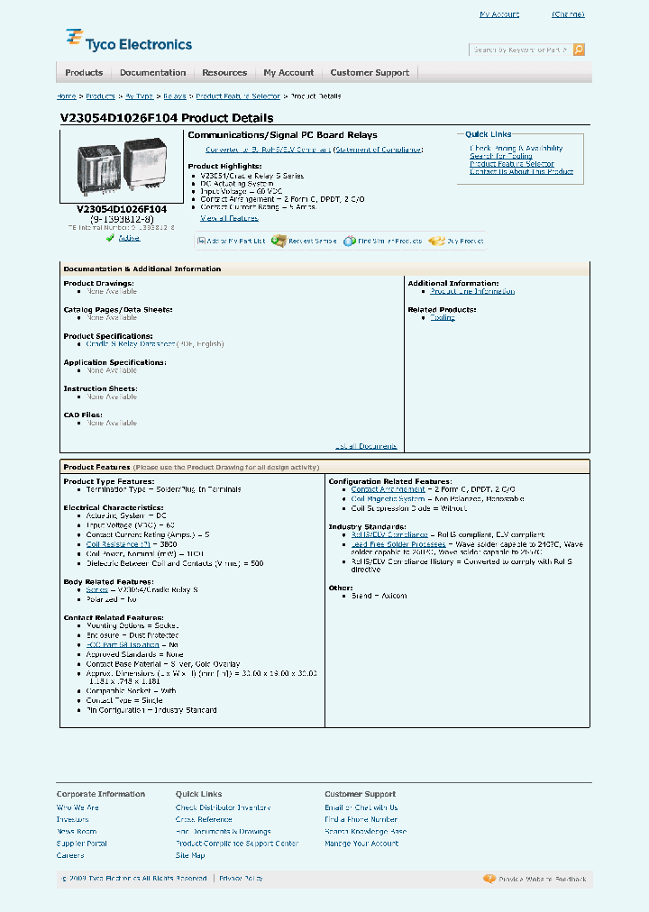 V23054D1026F104_3864450.PDF Datasheet