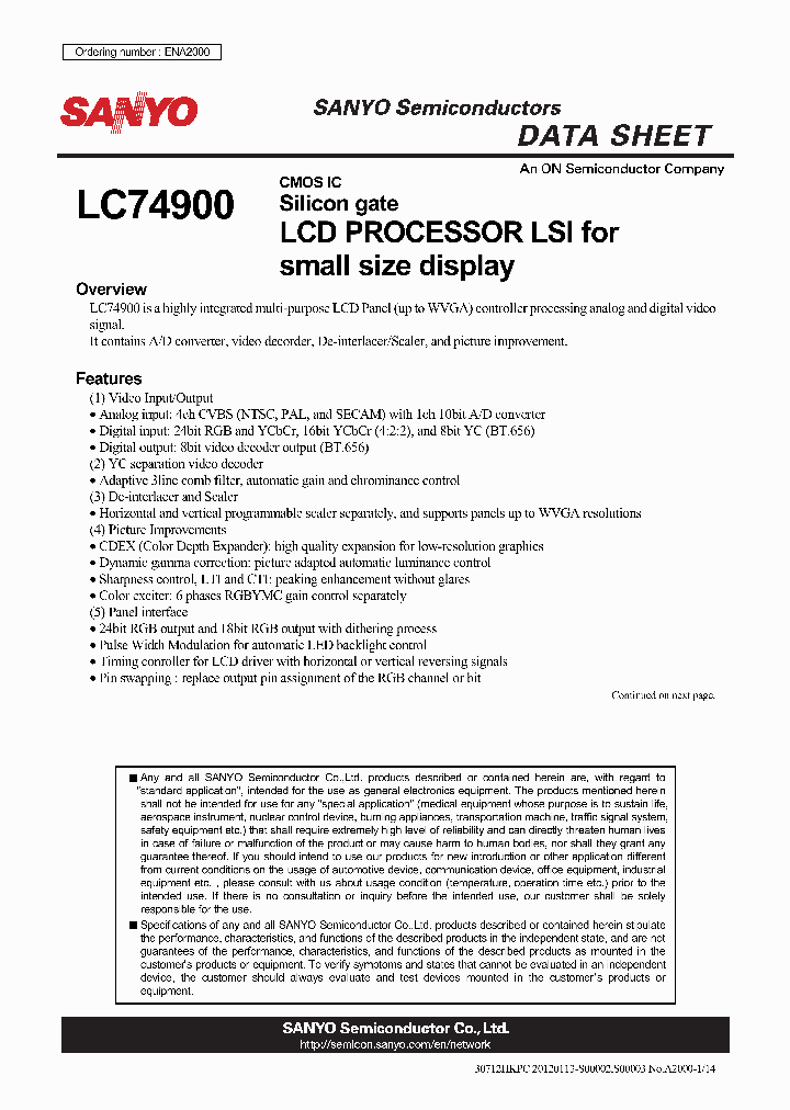 LC74900_4112069.PDF Datasheet