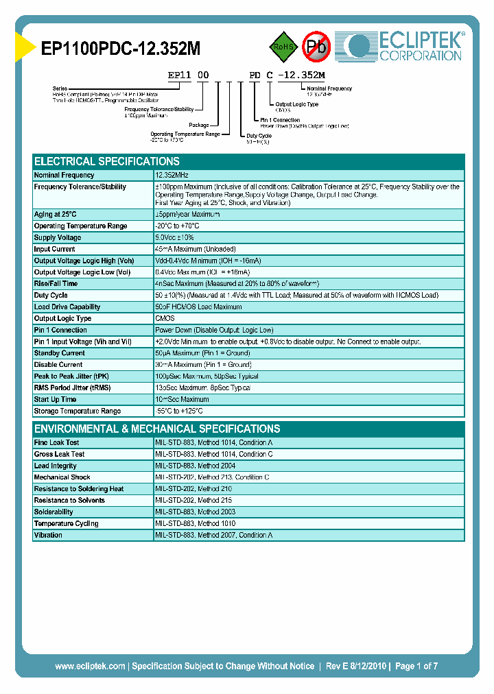EP1100PDC-12352M_3873552.PDF Datasheet
