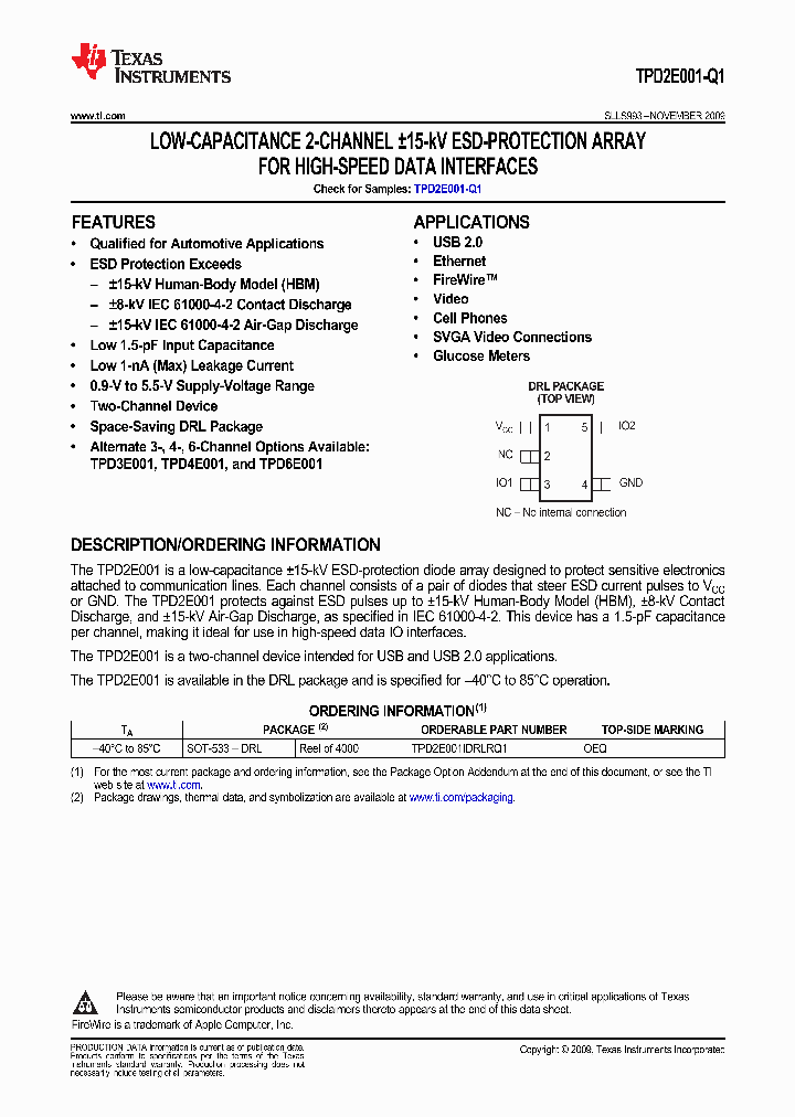 TPD2E001IDRLRQ1_3875668.PDF Datasheet