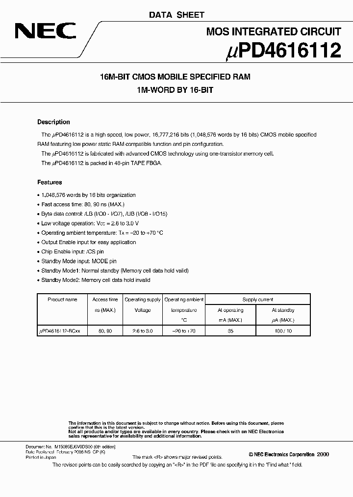 UPD4616112F9-BC90-BC2-A_3874687.PDF Datasheet