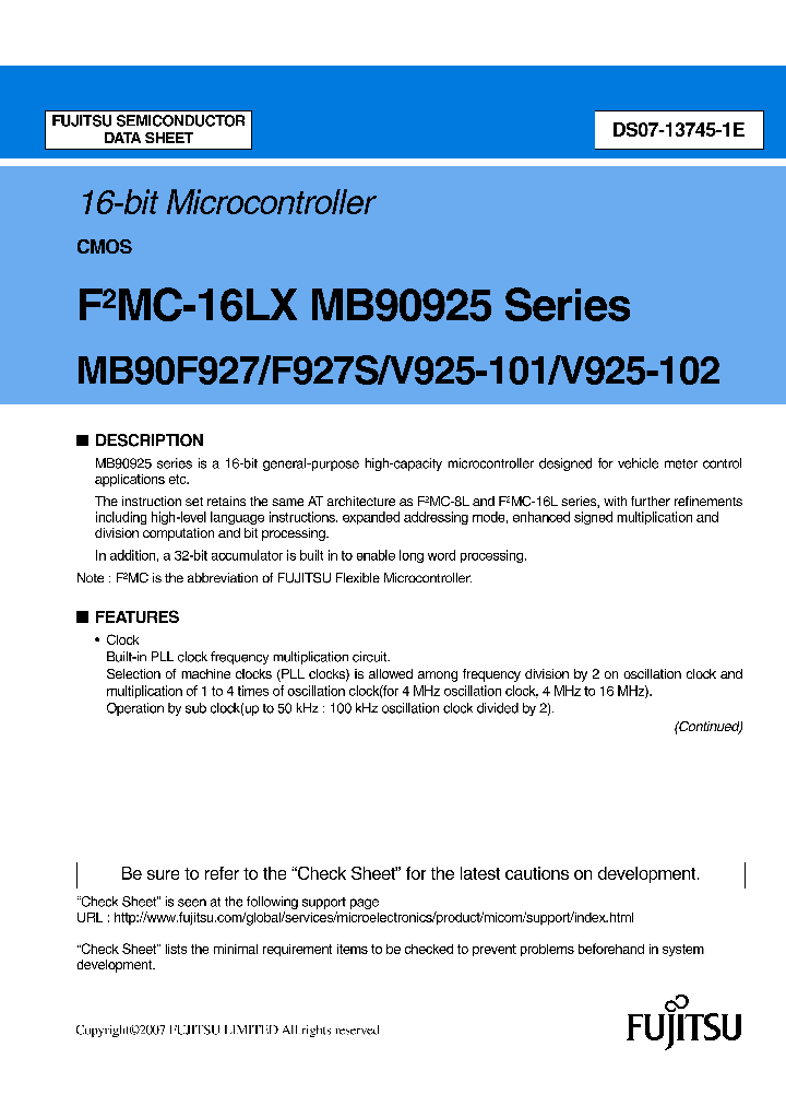 MB90F927SPFV-GE1_3879616.PDF Datasheet