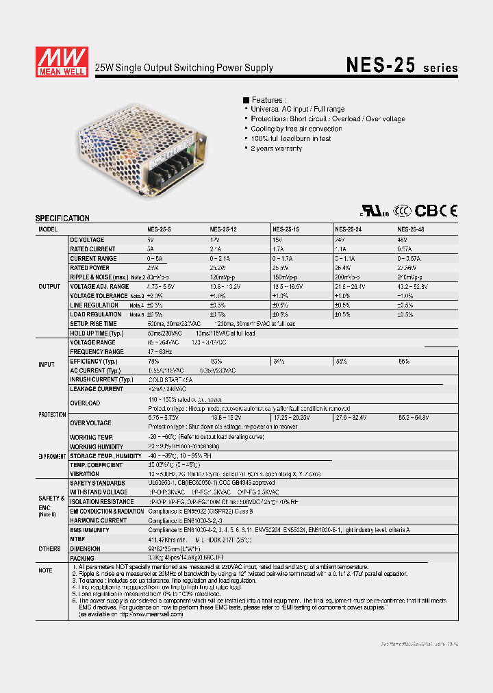 NES-2510_4122708.PDF Datasheet