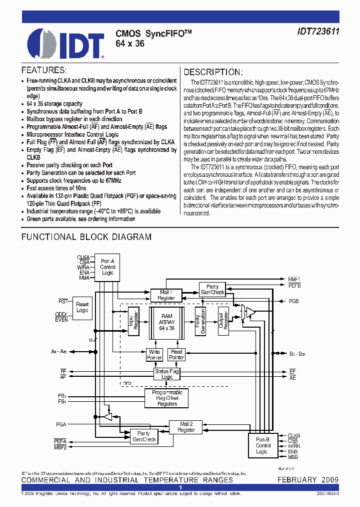 723611L15PQFG_3889848.PDF Datasheet