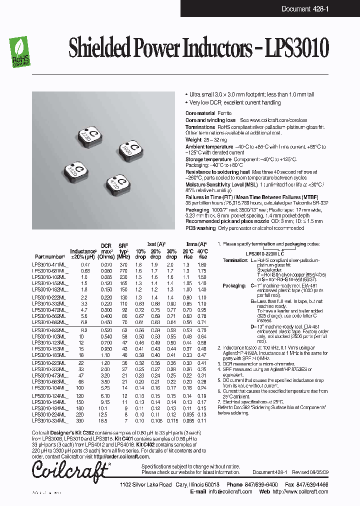 LPS3010-681MLC_3895493.PDF Datasheet