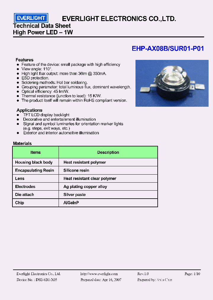 EHP-AX08BSUR01-P01_3896456.PDF Datasheet
